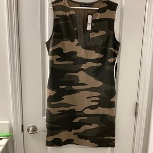 Sleeveless camo dress